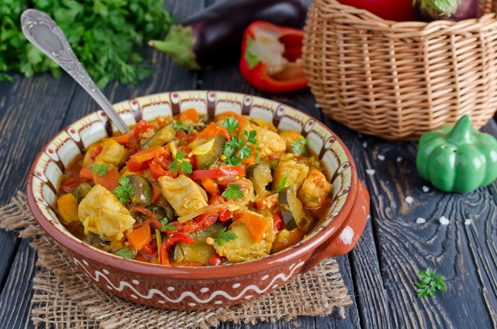 Roman Chicken — prepared dish