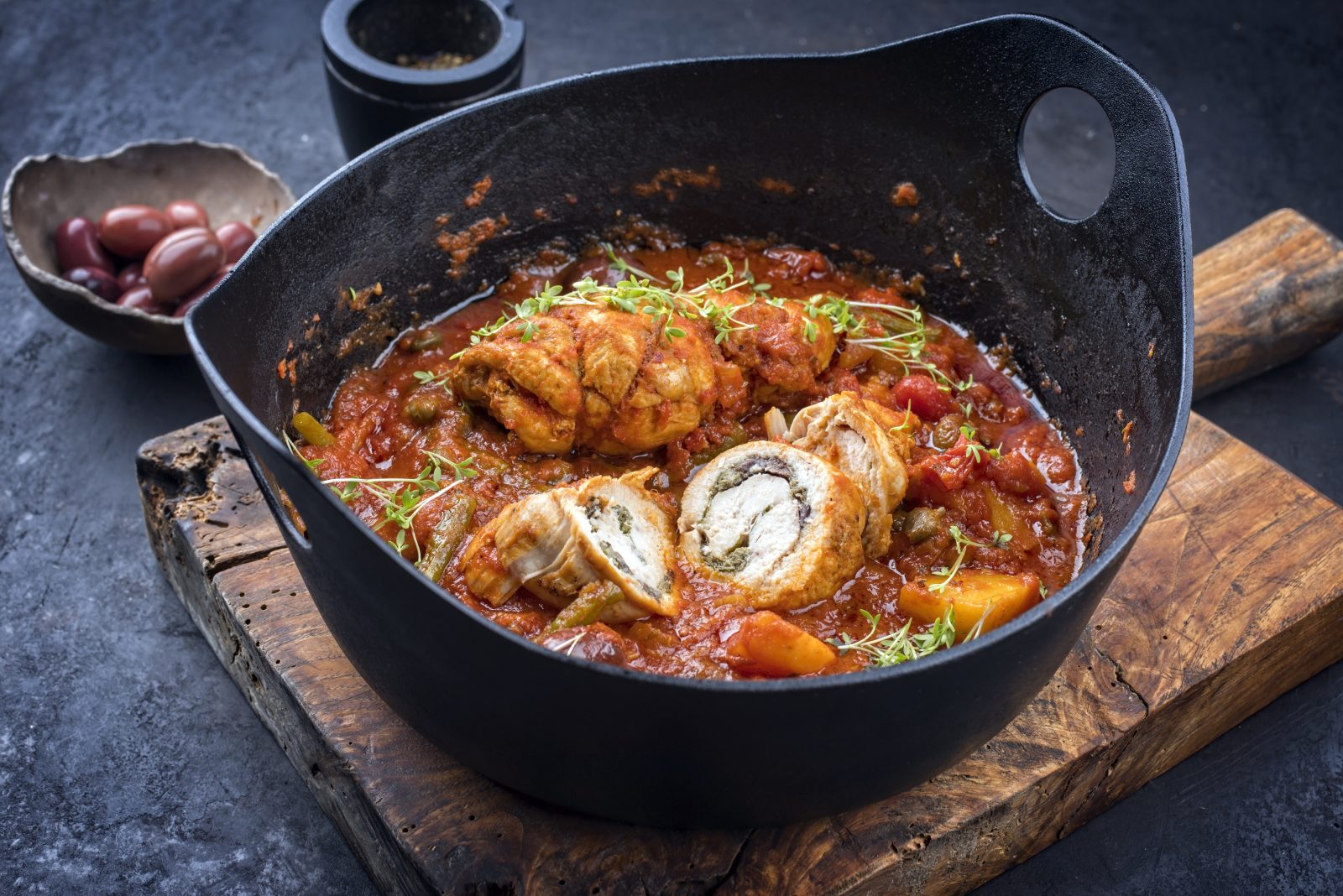 Involtini de veau — plat préparé
