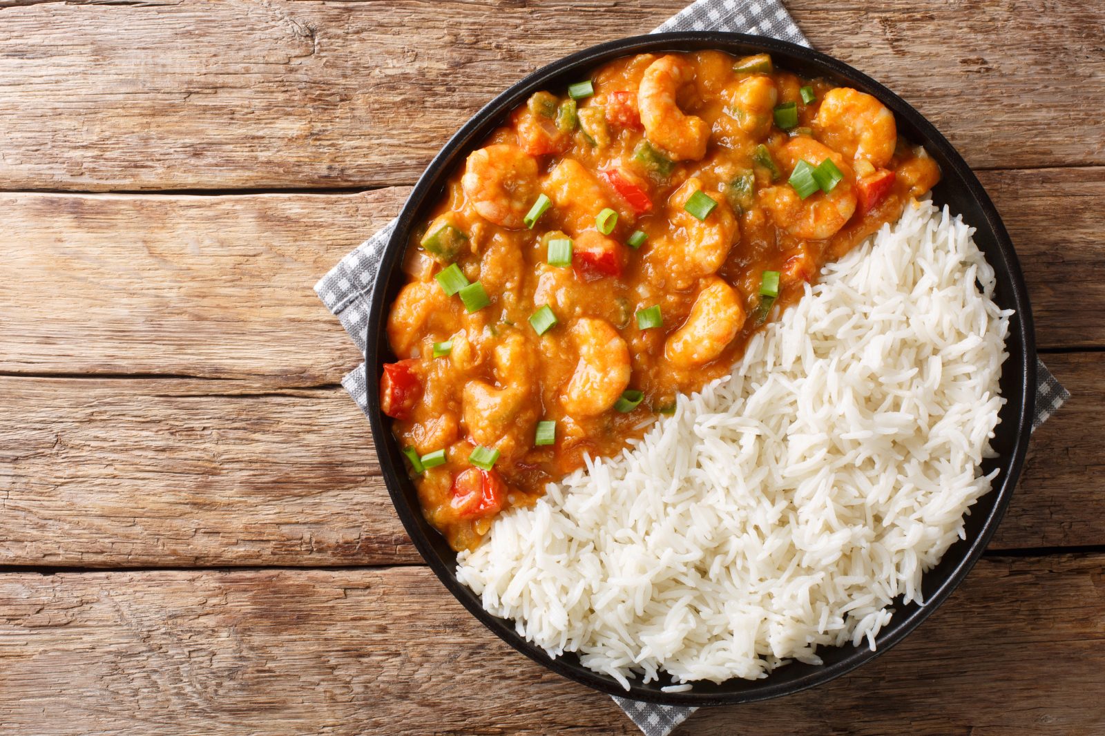 Hot and Spicy Shrimp — prepared dish