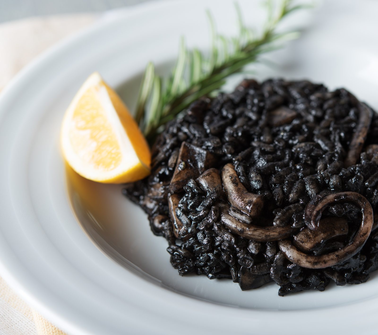 Risotto Nero — prepared dish