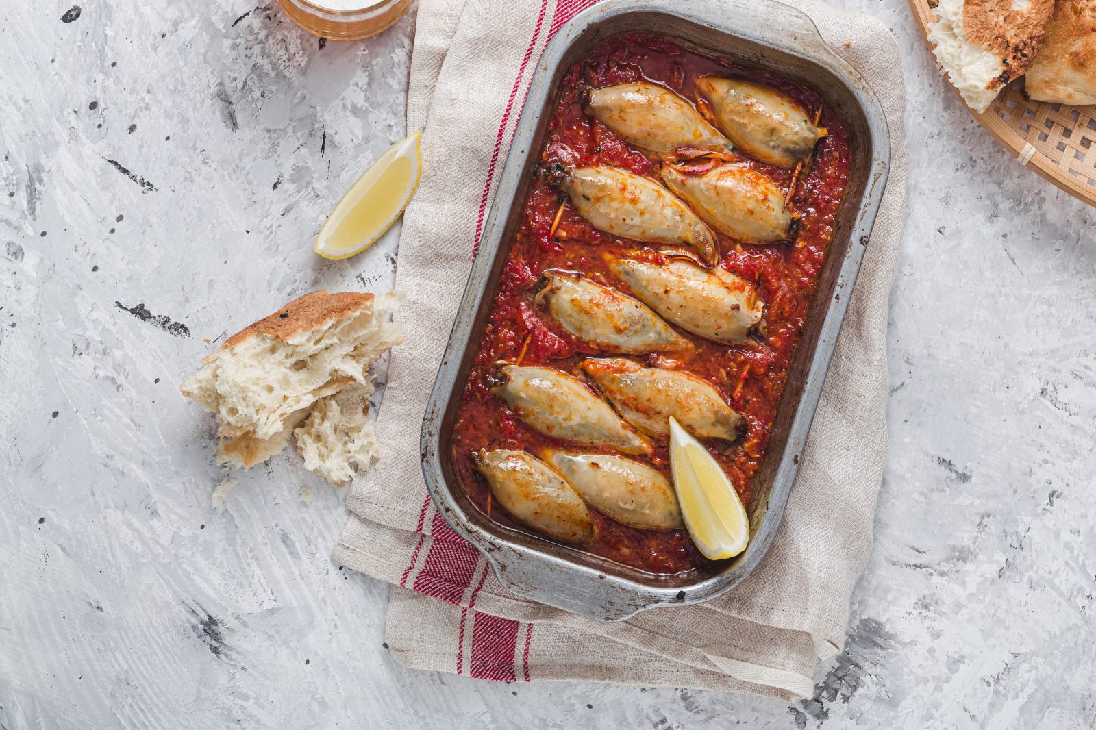 Stuffed Squid — prepared dish