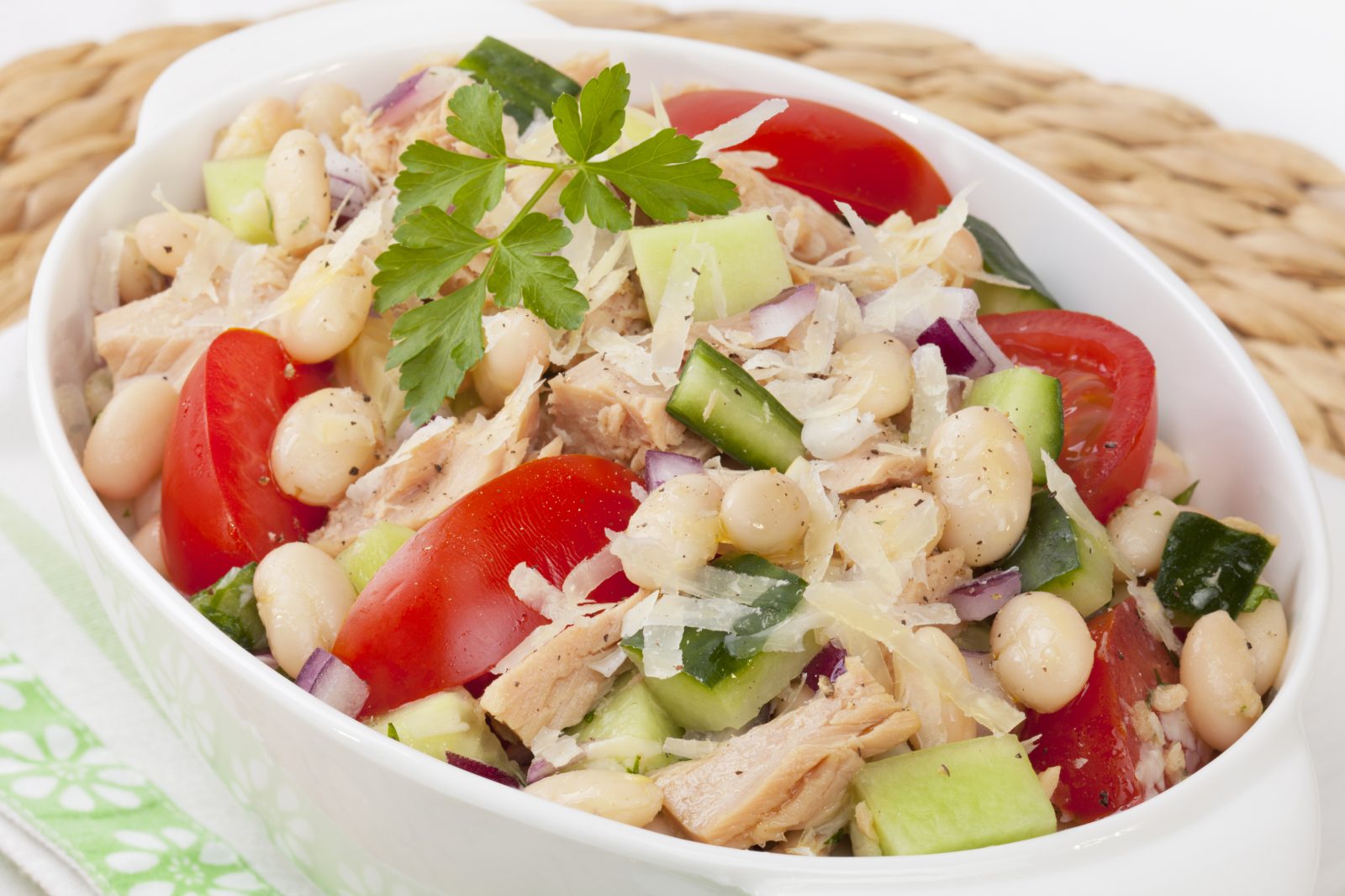 Bean and Tuna Salad — prepared dish