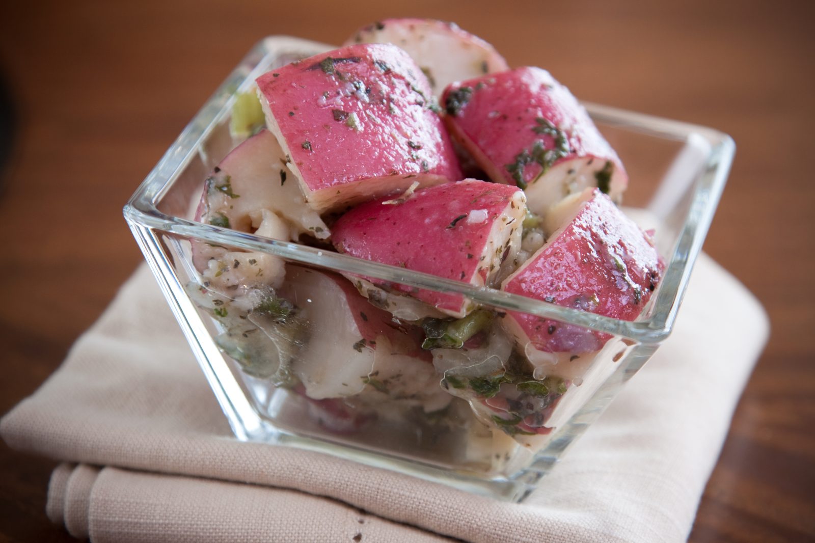 Italian Style Potato Salad — prepared dish