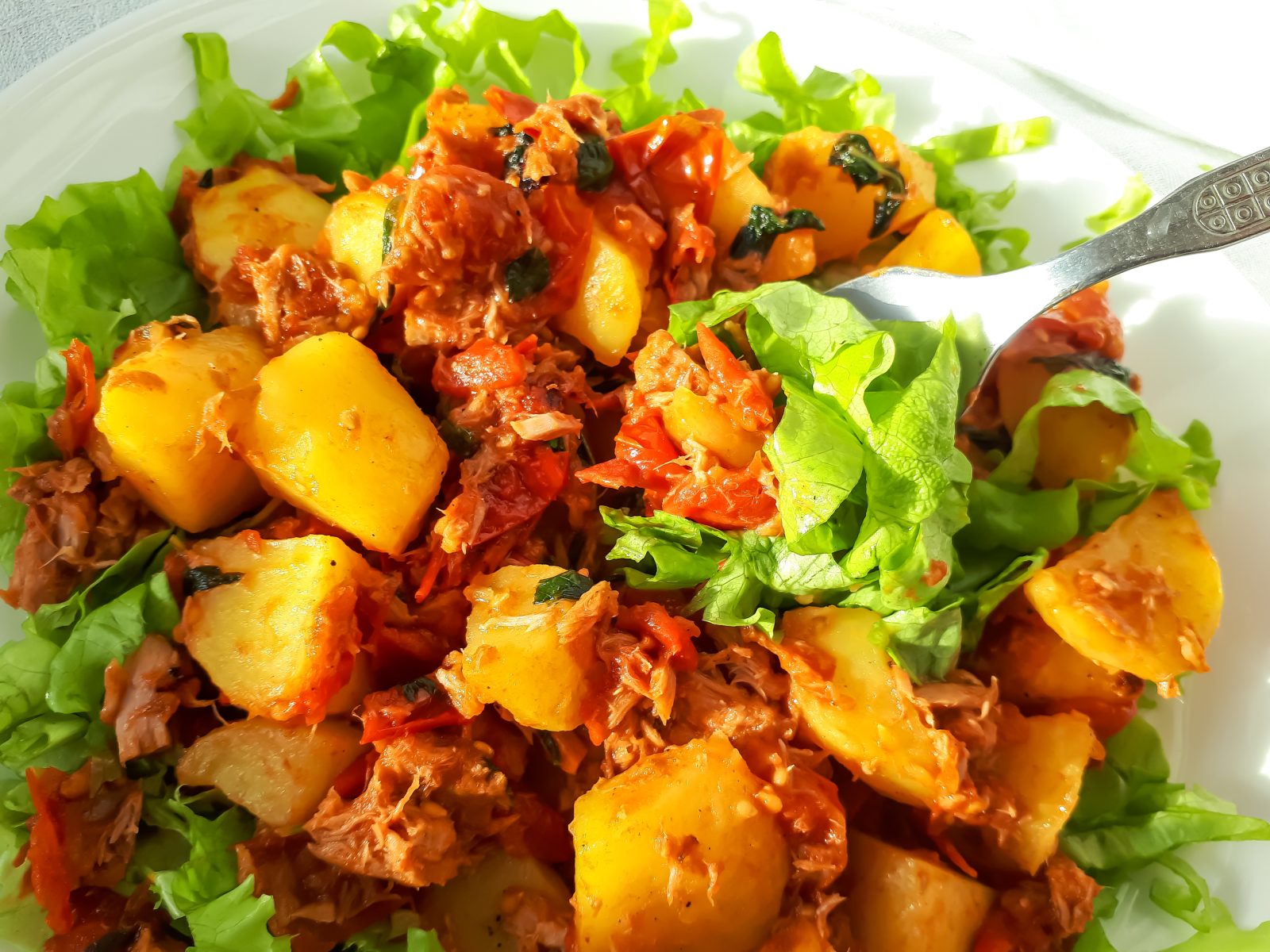 Potatoes in Italian Dressing — prepared dish
