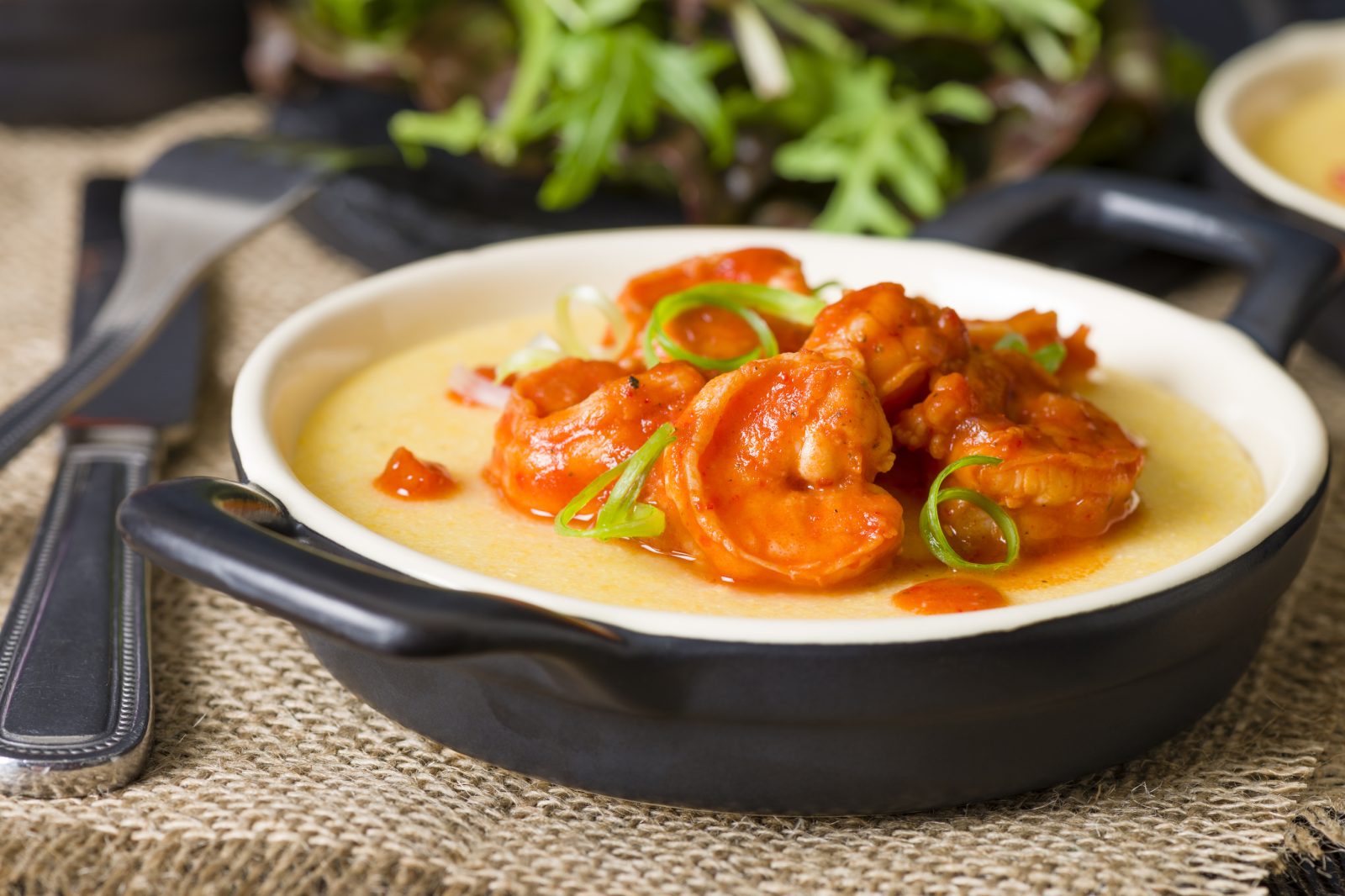 Polenta molle, sauce tomate — plat préparé