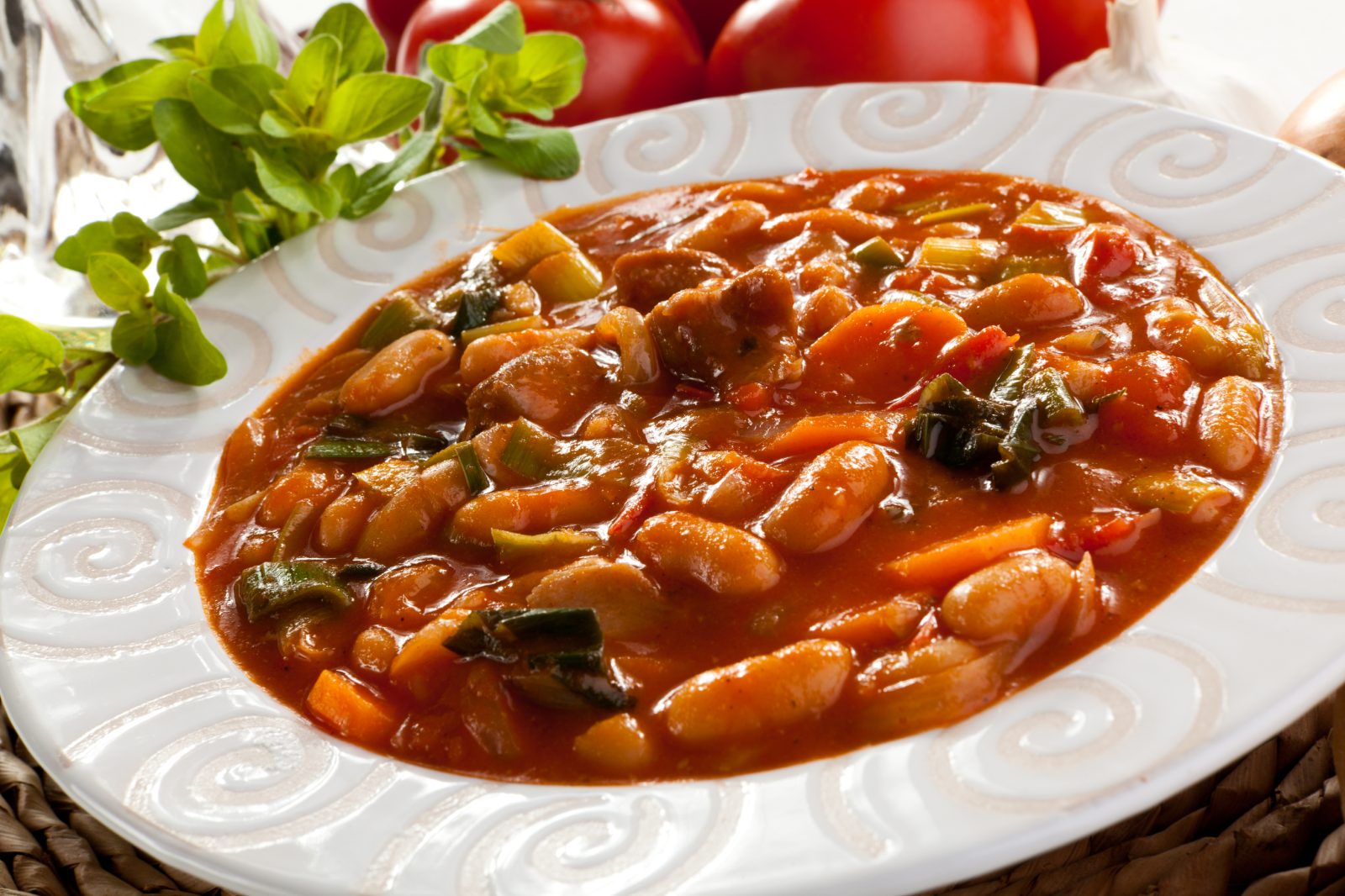 Vegetable and White Bean Stew — prepared dish