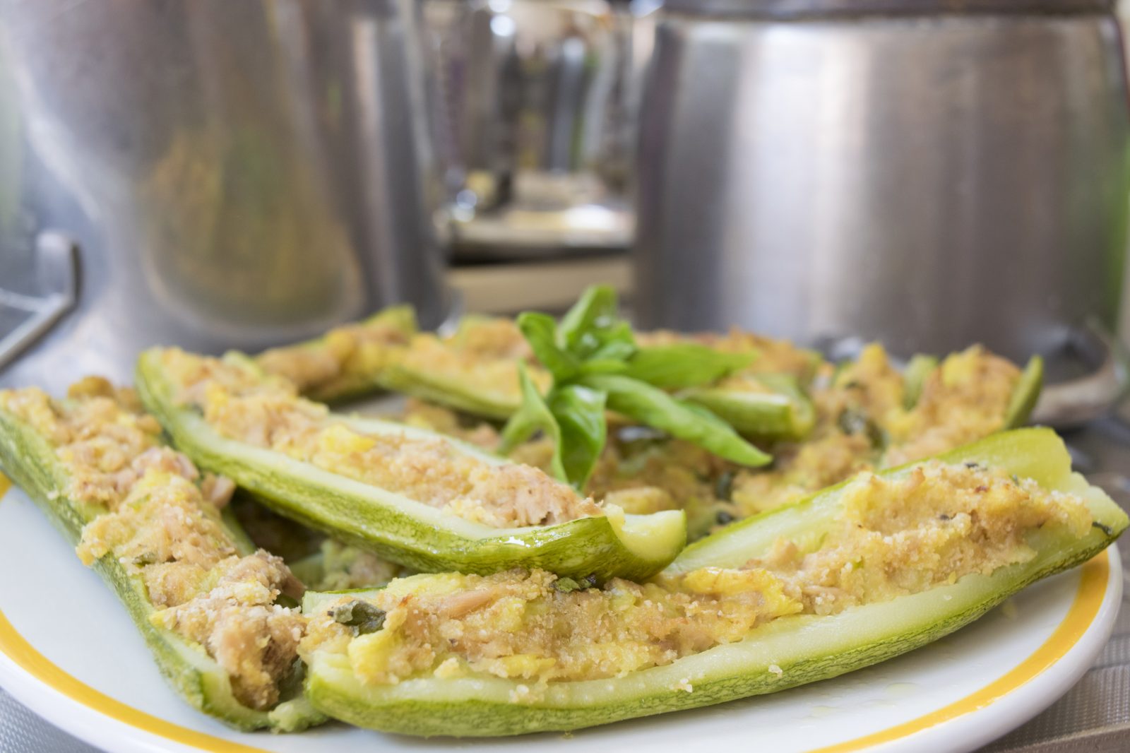 Zucchini Ripieni — prepared dish
