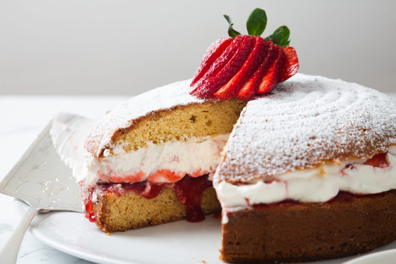 Eggless Sponge Cake — prepared dish