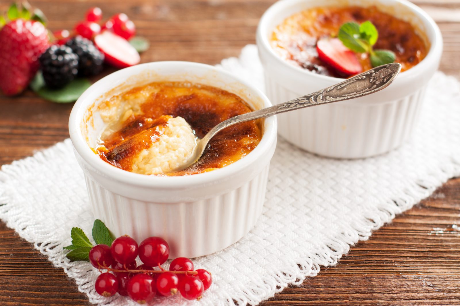 Coffee Creme Brulee — prepared dish